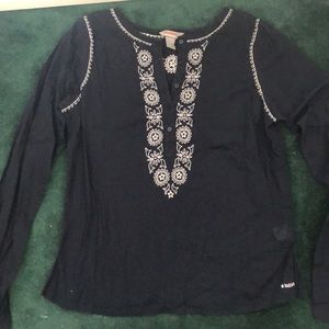 Blue Hollister blouse